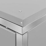  Trojna lopa za smetnjak 207x77,5x115 cm nerjaveče jeklo, (20753281) | Shoptok.si