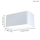 Eglo 99282 - plafonska svetiljka grimasola 2xE27/28W/230V | Eponuda.com