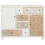 Landscape komoda, naravne barve, bela, svetlo rjava | Shoptok.si