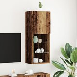 vidaXL TV kabinet Stari les Inženirski les Srednji Entertainment center | Shoptok.si