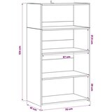  Visoka komoda Staro drvo 70 x 41 x 124 cm Konstruirano drvo - Staro drvo | shoptok.hr