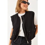 Bianco Lucci Women's Voluminous Oversize Vest | ePonuda.com