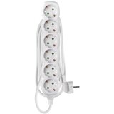 Emos Podaljšek 1,4 m / 6 vtičnic / beli / PVC / 1 mm2 u