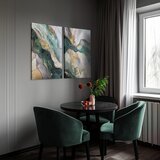 Styler Slike s ručno oslikanim elementima u setu od 2 kom 50x70 cm Aventurin – | shoptok.hr