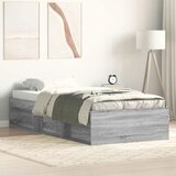  Okvir kreveta siva boja hrasta 90 x 200 cm | Eponuda.ba