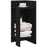 vidaXL Stranska mizica s polico črna 25,5x27x60 cm | Shoptok.si