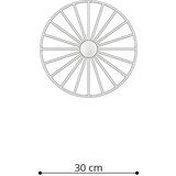  Stenska svetilka / Stropna svetilka SIRKEL 30 črna, (21347616) | Shoptok.si