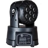 N-gear Moving Head Light, DMX in-out, pokretna glava s 7 RGB LED dioda | shoptok.hr
