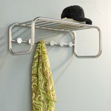 Spinder Design Metalna zidna vješalica u srebrnoj boji s policom Retro – | shoptok.hr
