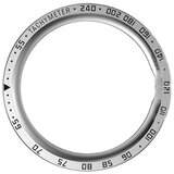 INF Eleganten srebrn okvir s črnimi oznakami za Samsung Galaxy Watch5 Pro, (22076480) | Shoptok.si