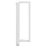  Noge za barsko mizo v obliki črke T, 2 kosa, bele barve, 60 x 35 x (100–101) cm, jeklo | Shoptok.si