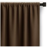Restilo Smeđa zavjesa za djelomično zamračenje 140x250 cm Carli – Cijene