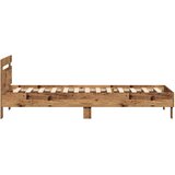  Krevetna konstrukcija s uzglavljem Staro drvo 203 x 95 x 70 cm | shoptok.hr
