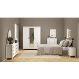Tvilum Bijeli ormar s ogledalom 150x199x58 cm Madrid – | shoptok.hr