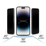 Kaljeno staklo Privacy Titanium za iPhone 14 Pro Max