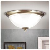 Orion dl 7-677/50 - stropna svetiljka austrian old lamp 3xE27/60W/230V bronza/bela | Eponuda.com