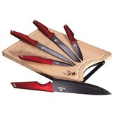 Berlinger Haus BH/2704 set nožev z rezalno desko, 6 kosov, metallic line burgundy edition Cene