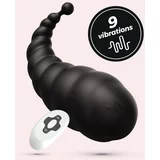 Crushious COCOON RECHARGEABLE VIBRATING EGG WITH WIRELESS REMOTE CONTROL BLACK