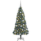 vidaXL Umestno božično drevo Zelena 30 x 30 x 120 cm PET | Shoptok.si