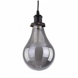 Rustik 119 VISILICA 1*E27 BLACK/SMOKED GLASS