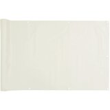 vidaXL Balkonsko platno za zasebnost belo 400x75 cm PVC, (21416342) | Shoptok.si