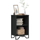 Furnova Knjižna omara črna 50x31x74,5 cm inženirski les, (21932322) | Shoptok.si