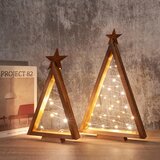 TETSMG LED lesena božična jelka z zvezdo | Shoptok.si