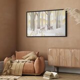  Slika - Fairy-Tale Forest (1 Part) Vertical - Third Variant 120x80 U crnom drvenom okviru | shoptok.hr