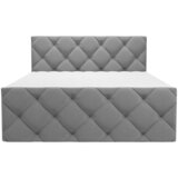 CARRYHOME POSTELJA Z VZMETNICO 140 cm x 200 cm , tekstil temno siva | Shoptok.si