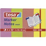  ZASTAVICA 20X50MM 4BOJEX50L PAPIR MARKER NOTES TESA 56691 NEON MIX | shoptok.hr