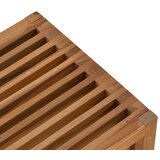  Vrtni bočni stol Smeđa 50 x 32,5 x 35 cm Čvrsto teak drvo | shoptok.hr