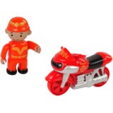  Set gasilske postaje s helikopterjem in avtomobilčkom - rdeča | Shoptok.si