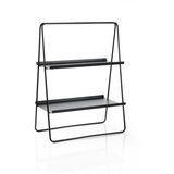 Zone Črna jeklena stoječa polica Zone A-Table | Shoptok.si