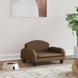  Krevet za pse smeđi 50 x 40 x 30 cm od tkanine | shoptok.hr