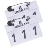 Kingsland Oznaka s tekmovalnimi številkami "Classic" - White | Shoptok.si