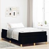  Krevetna konstrukcija Crna 120 x 190 cm tkanina | shoptok.hr