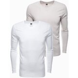 Ombre Men's V-NECK longsleeve set - mix 2 | Shoptok.si