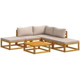  Set sofe 6 kom. Prirodna Čvrsto drvo akacije | shoptok.hr
