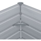 vidaXL Povišena vrtna gredica 160 x 80 x 77 cm pocinčani čelik zelena | shoptok.hr