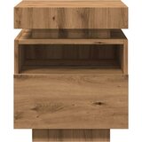  Noćni ormarići s LED svjetlima 2 kom Artisan hrast 40x39x48 5cm | shoptok.hr