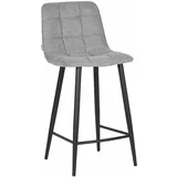 LABEL51 Sivi barski stoli v kompletu 2 ks 94 cm Jelt –
