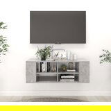 vidaXL Zidni TV ormarić siva boja betona 102 x 35 x 35 cm od iverice Cijene