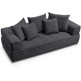Bobochic Paris Temno siva sedežna garnitura iz šenilje 237 cm Whesley – | Shoptok.si