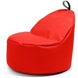 So Soft? Rdeča vreča za sedenje iz umetnega usnja Round L – | Shoptok.si