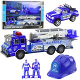  Veliki policijski set za igru sa kamionom, autom, figurama i kacigom | Shoptok.si