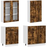  Kuhinjska jedinica LYON 4 kom. Dimljeni hrast Konstruirano drvo | shoptok.hr