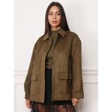 La Modeuse Jakne & Blazerji 76086_P180130 Kaki | Shoptok.si