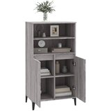 Visoka komoda siva sonome 60x36x110 cm od konstruiranog drva | Eponuda.com