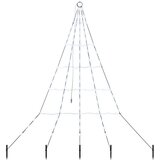 vidaXL LED božično drevesce med 112 LED Hladno bela 182 cm Kovina, (5000067982) | Shoptok.si