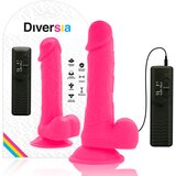DIVERSIA vibracijski penis flexible pink (20,5 cm) Cene